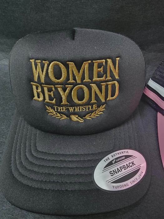Women Beyond the Whistle trucker cap